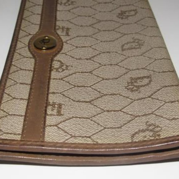 Christian Dior RARE 'Honeycomb' Coated Canvas - Picture 8 of 8